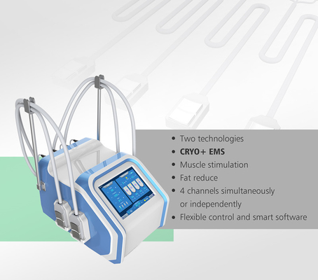 4 máquina de Cryolipolysis 30Hz el ccsme de las manijas pantalla táctil del color de 10,4 pulgadas