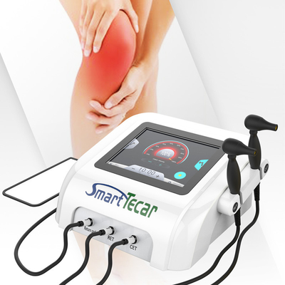 Máquina blanca de la terapia de la diatermia de Tecar del dolor de la espina dorsal de la quiropráctica para el dolor crónico