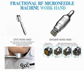 Máquina fraccionaria portátil del Rf Microneedle para la reducción de la arruga del cuello