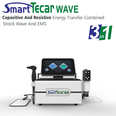3 en 1 máquina de la onda de choque de la diatermia el ccsme de Tecar para la fisioterapia del cuerpo para lesión del deporte y el efecto de las celulitis