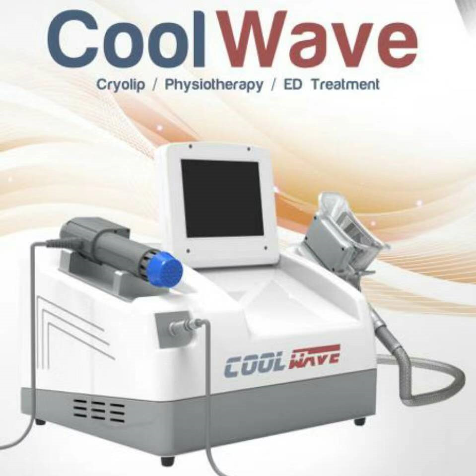 Máquina gorda portátil de la terapia de la onda expansiva de la máquina de congelación de Cyolipolysis ESWT para las celulitis