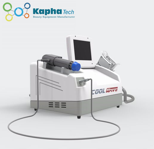 Tipo máquina extracorporal de la terapia de la onda expansiva, máquina de 4 manijas de Cryolipolysis para el uso en el hogar