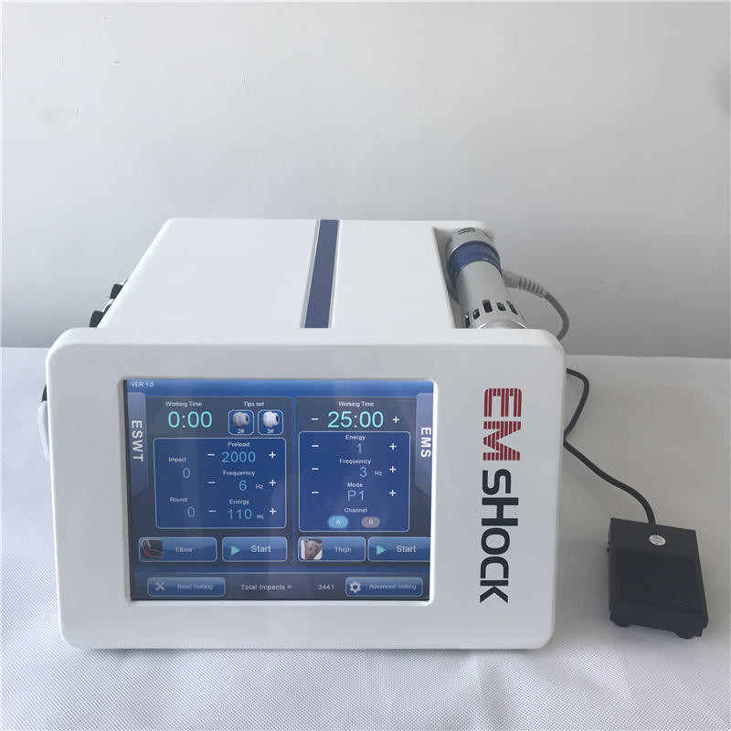 Máquina de la terapia de la onda de choque de ESWT para el estímulo Phsyiotherapy/máquina electromágnetica del músculo del cuerpo de la terapia