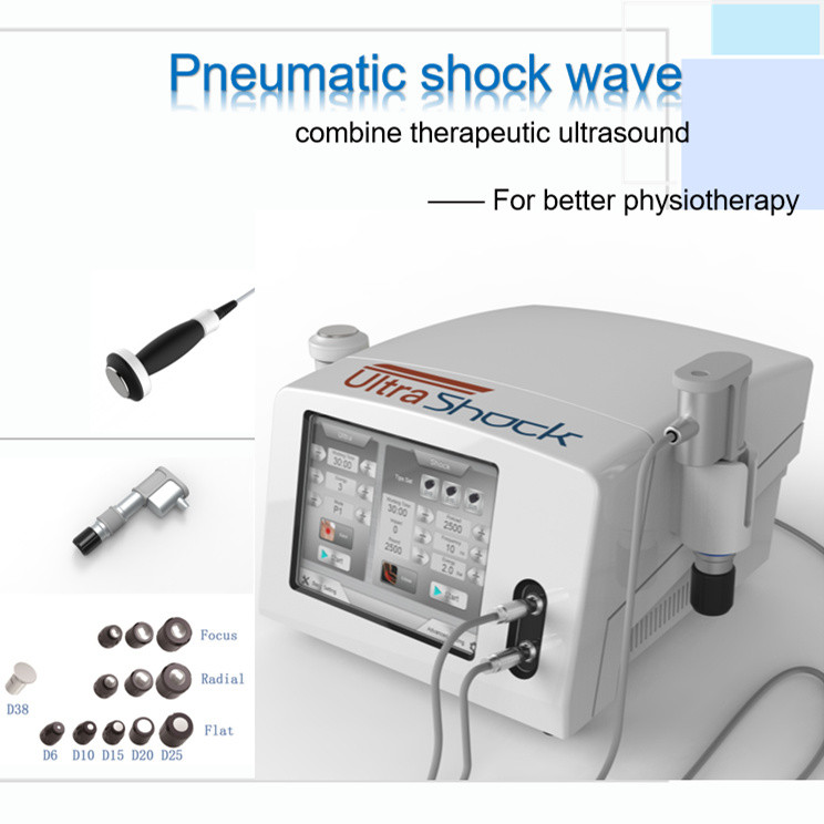 Máquina de la onda de choque de la fisioterapia del ultrasonido, máquina de la terapia de la onda de choque de la presión de aire